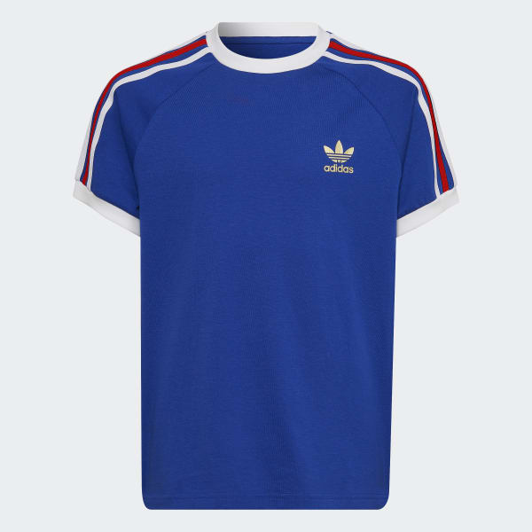 adidas Camiseta Adicolor Rayas - Azul | adidas Colombia