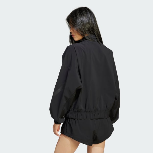 Zwart adidas Z.N.E. Woven Ritsjack