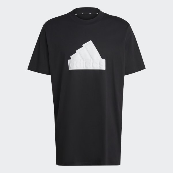 Zwart Future Icons Badge of Sport T-shirt