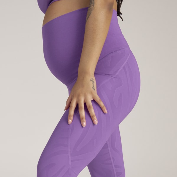 adidas by Stella McCartney Maternity Yoga Leggings  Purple  adidas India