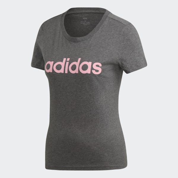 Adidas essentials linear tee best sale