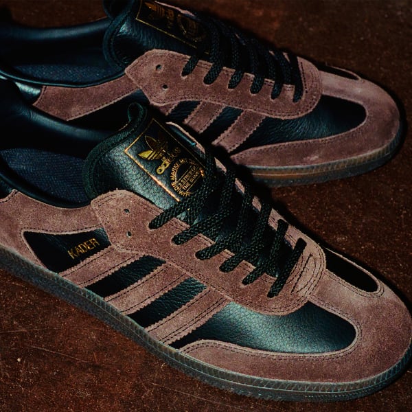 Kader x adidas Samba ADV Core Black Brown - Droper