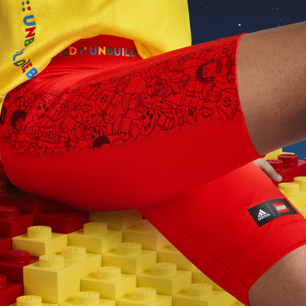 Rosso Tight corti adidas x LEGO® Play V8575