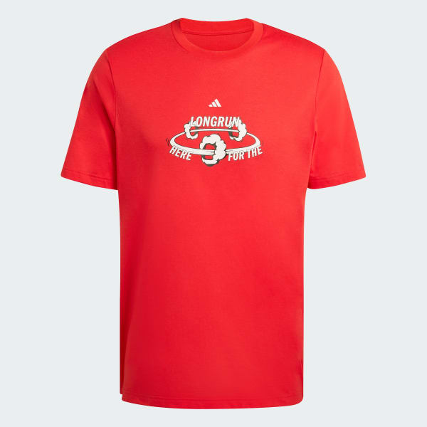 Vermelho CAMISETA ESTAMPADA FOR THE LONG RUN
