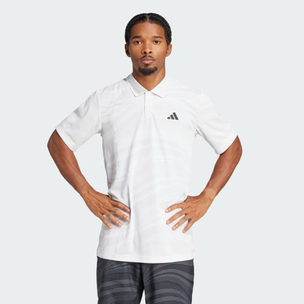 Xam Áo Polo Graphic Tennis Climacool Club