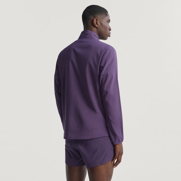 สีม่วง เสื้อแจ็คเก็ตสำหรับวิ่ง Adizero Essentials