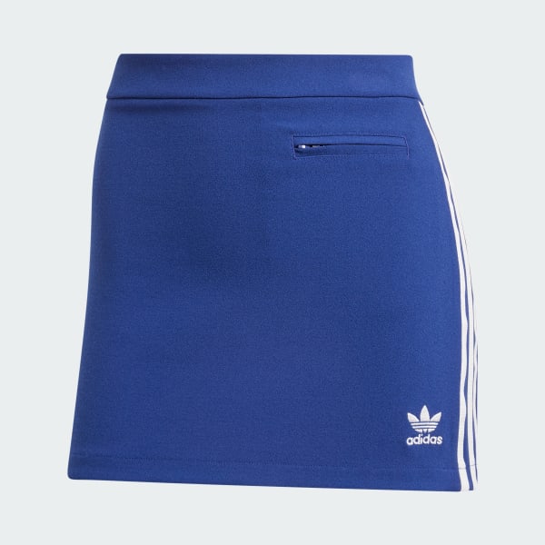 Azul Falda Crepe Premium Originals