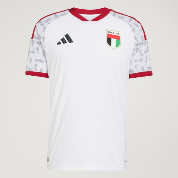 Blanco Jersey Local Emiratos Árabes Unidos 26 Versión Jugador