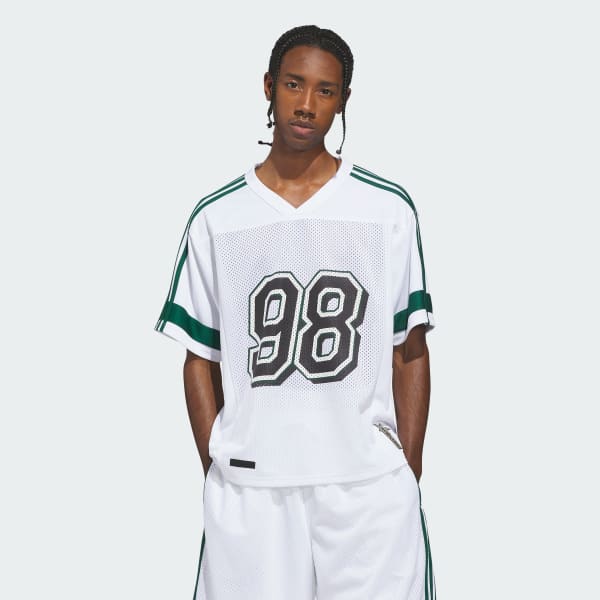 Blanc MAILLOT DE FOOTBALL SKATEBOARDING x TYSHAWN