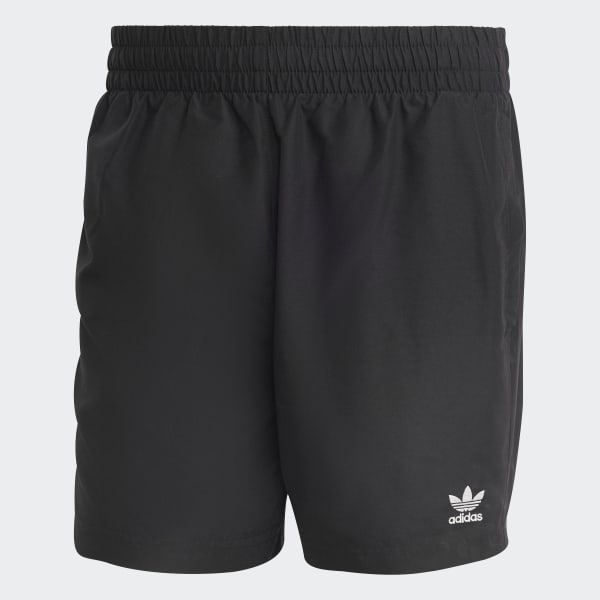 adidas Adicolor Essentials Solid Swim Shorts - Black, Men's Swim