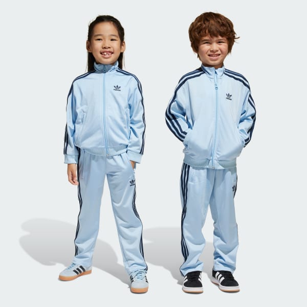 modrá Tepláková súprava Adicolor Firebird Kids