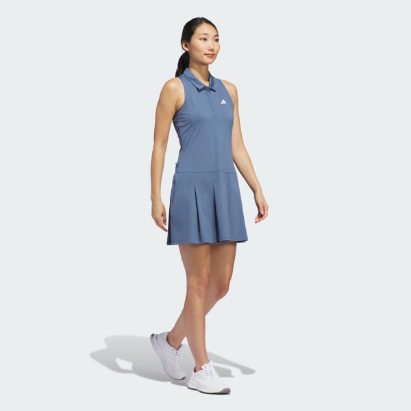 Azul Vestido Ultimate365 Tour Pleated