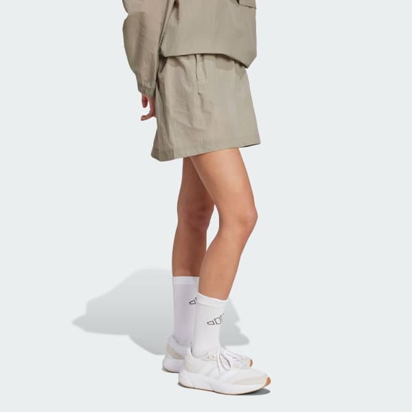 Beige Future Icons 3-Stripes Woven Skirt