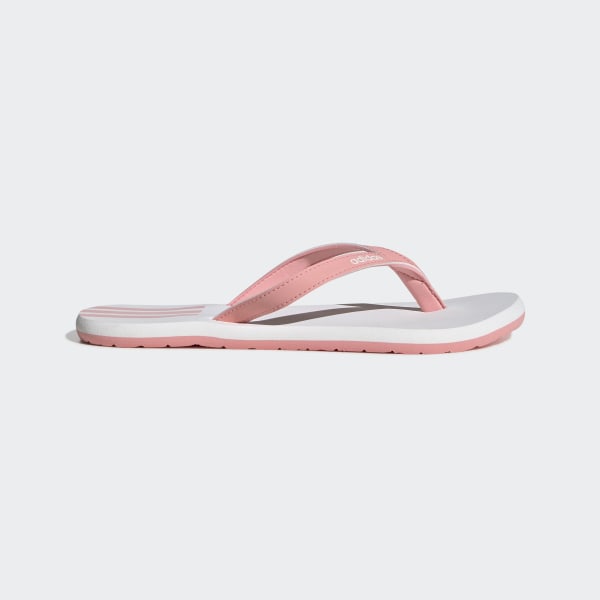 pink adidas flip flops womens