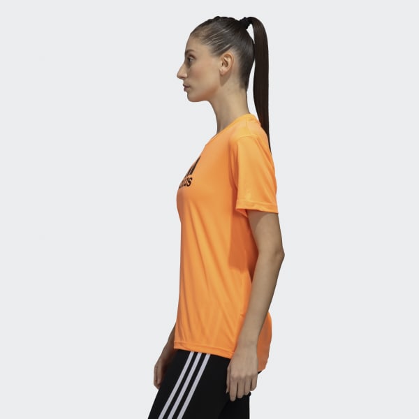 adidas, Tops, Neon Orange Adidas T Shirt