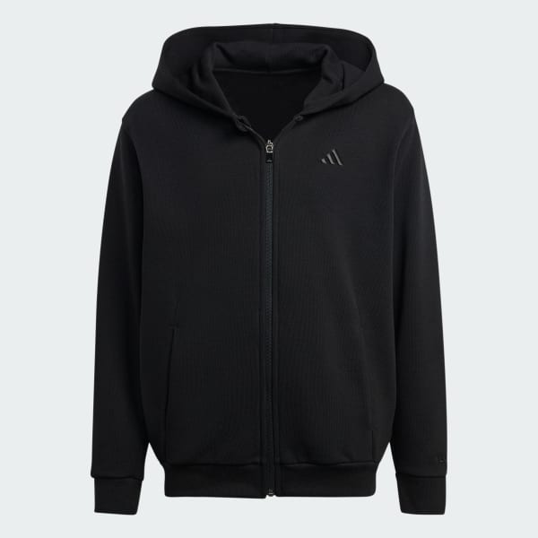 Adidas ALL SZN Full Zip Hoodie Kids Black S