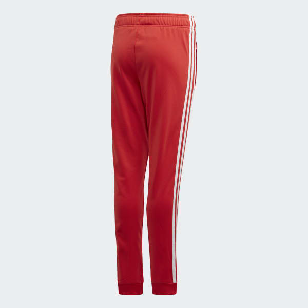 adidas adicolor red sst track pants