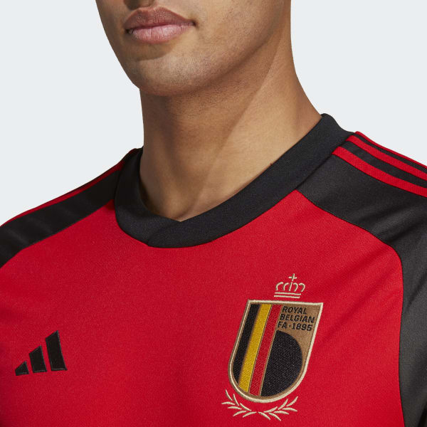 Rojo Camiseta Uniforme de Local Bélgica 22 F6346