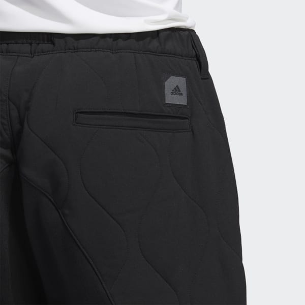 Noir Pantalon de golf Adicross Quilted