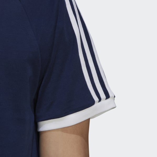 Niebieski Adicolor Classics 3-Stripes Tee 14212
