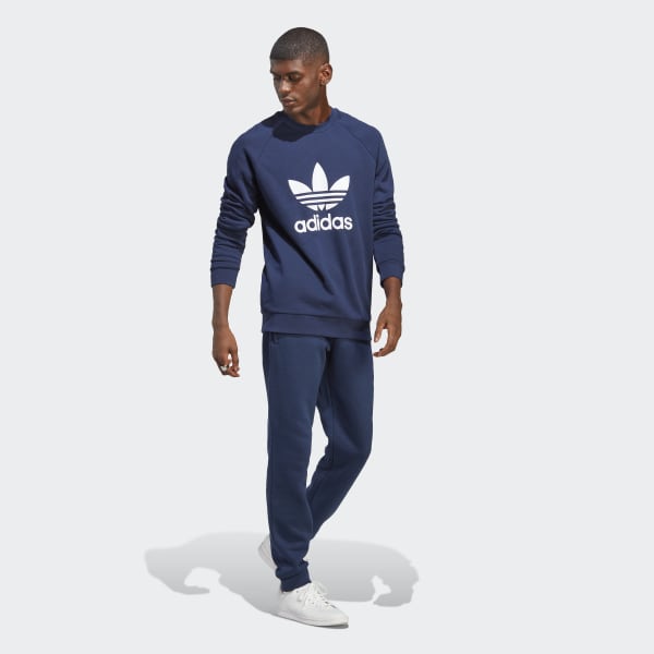 Blue Adicolor Classics Trefoil Crewneck Sweatshirt
