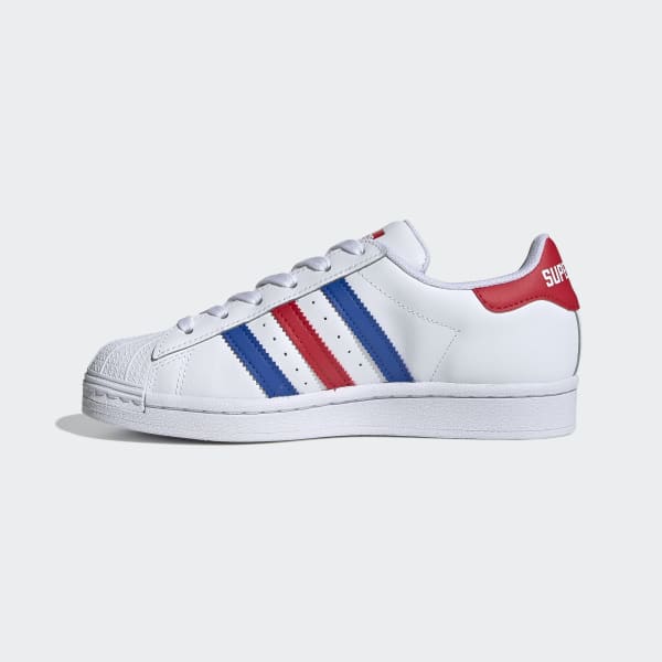 White Superstar Shoes KXO64