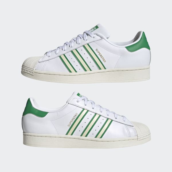 Green adidas shoes top