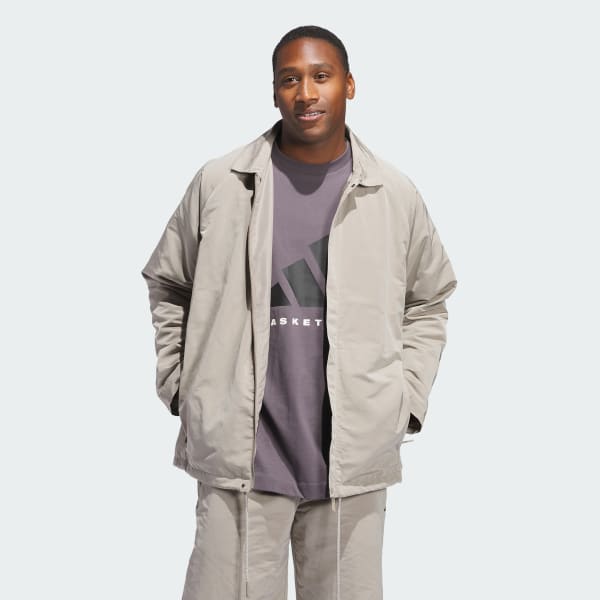 Beige Veste coach adidas Basketball (Non genrée)