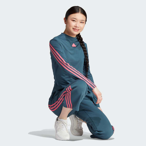 Turquesa Camiseta Manga Longa Future Icons 3-Stripes