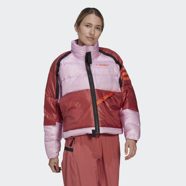 Fioletowy Terrex Utilitas Down Jacket AW034