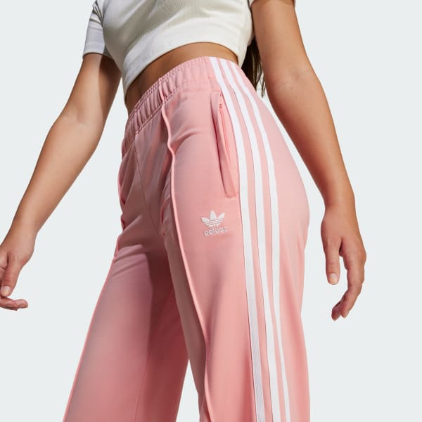 adidas Adicolor Wide Tracksuit Bottoms Kids Pink adidas Ireland