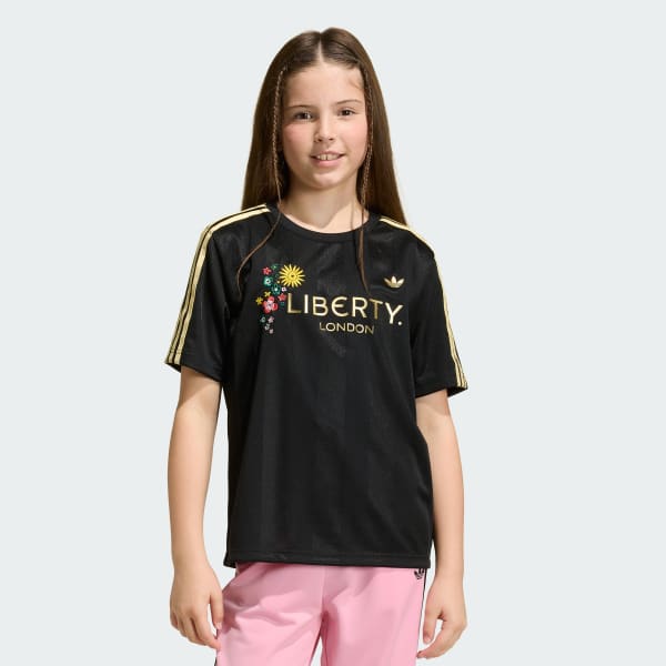 adidas Originals x Liberty London LOOSE JERSEY - Black | Free