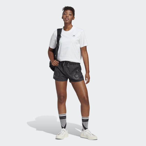 Svart adidas by Stella McCartney TruePace Running Shorts