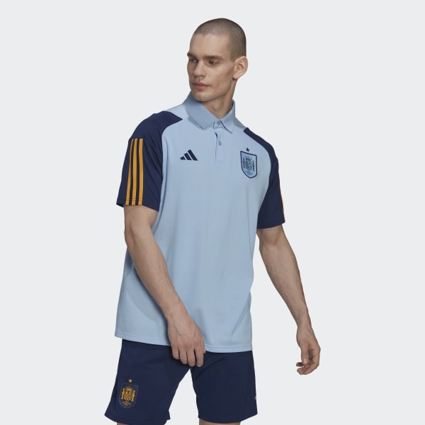Beschikbaar Hopelijk gek adidas Spanje Poloshirt - blauw | adidas Belgium
