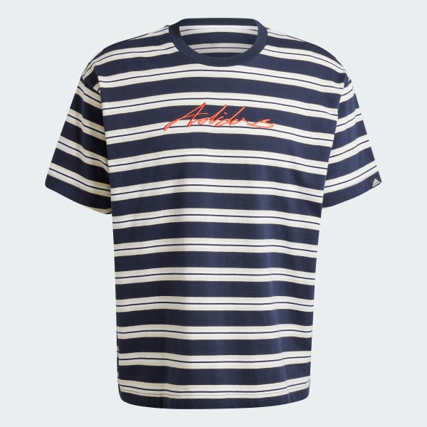 Blue Americana Striped Tee