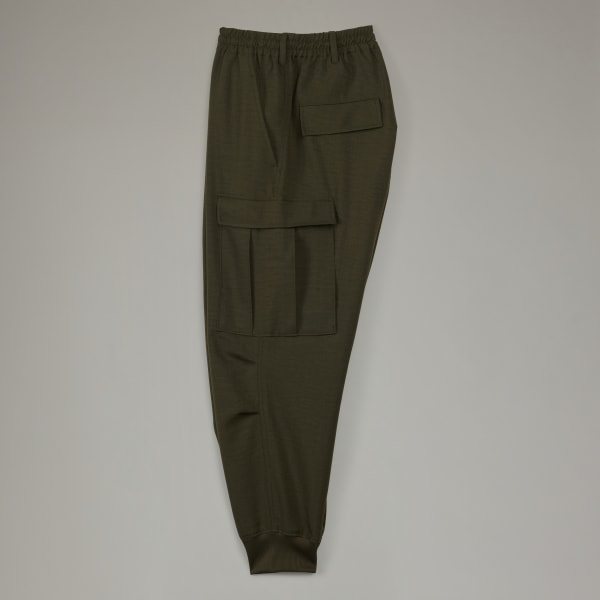 Czerń Classic Sport Uniform Cuffed Cargo Pants QY442