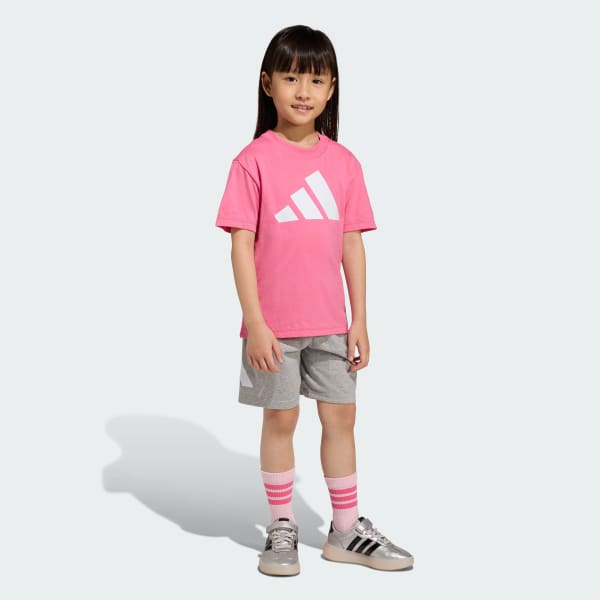 Pink Essentials Tee Set Kids