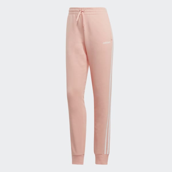 black adidas pants with pink stripes