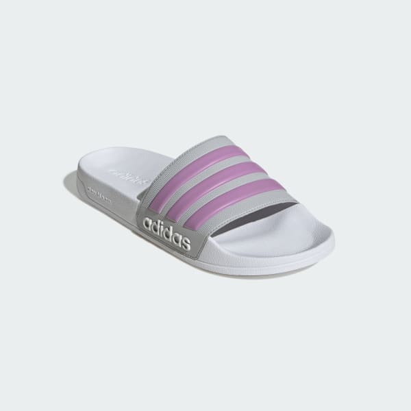 Grey Adilette Shower Slides