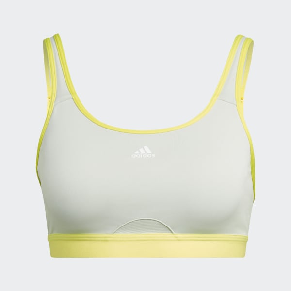 Green adidas TLRD Move Training High-Support Bra