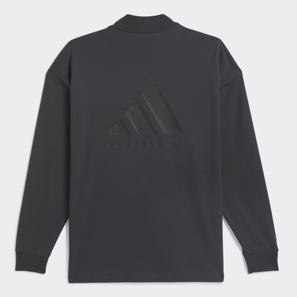 Grey long deals sleeve adidas top