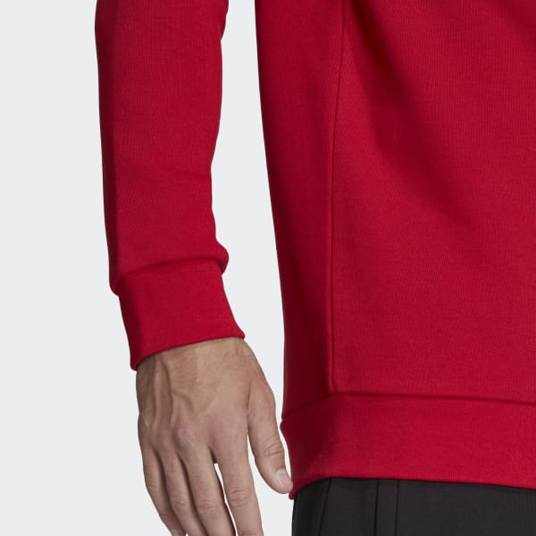 Κόκκινο FC Bayern Essentials Trefoil Crewneck Sweatshirt