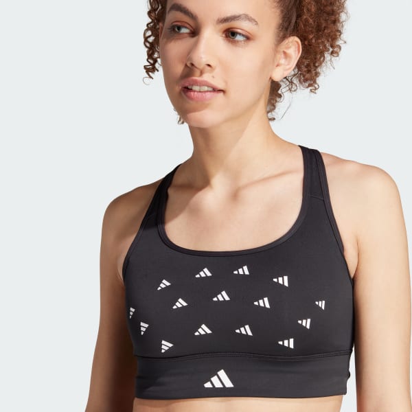 Adidas Sujetador Deportivo Powerreact Medium Negro M AC Mujer