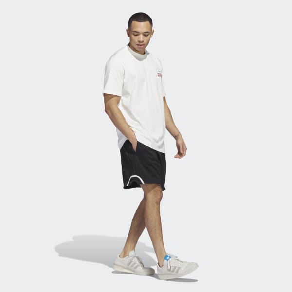 Đen Quần Short Lưới Bóng Rổ
