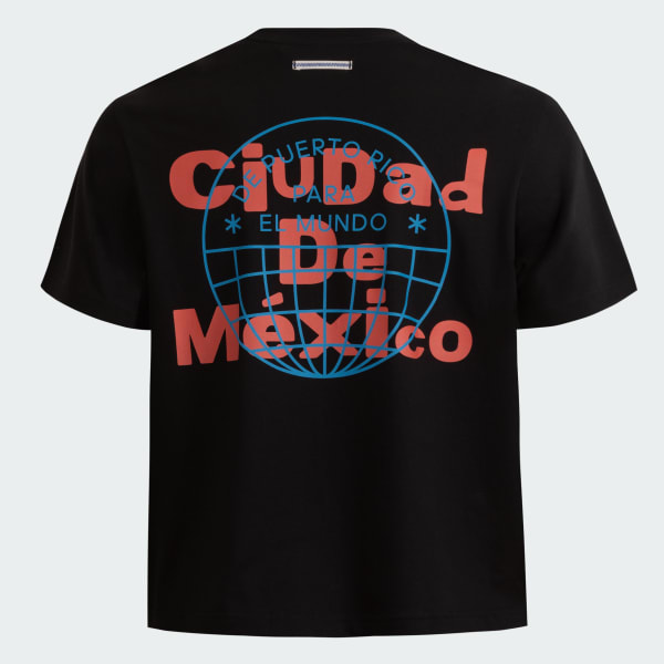 Negro Playera adidas PARA BAD BUNNY CDMX