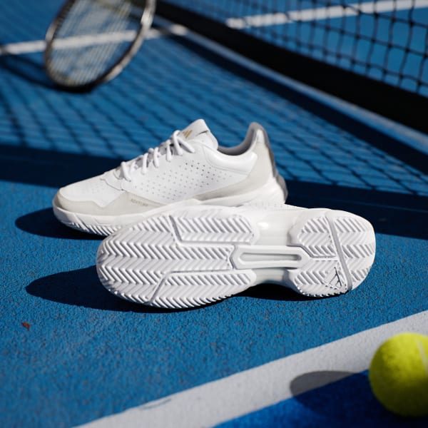 Vit Courtjam Control 3 Premium Tennisskor