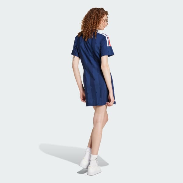 Tiro Cut 3 Stripes Jacquard Tee Dress