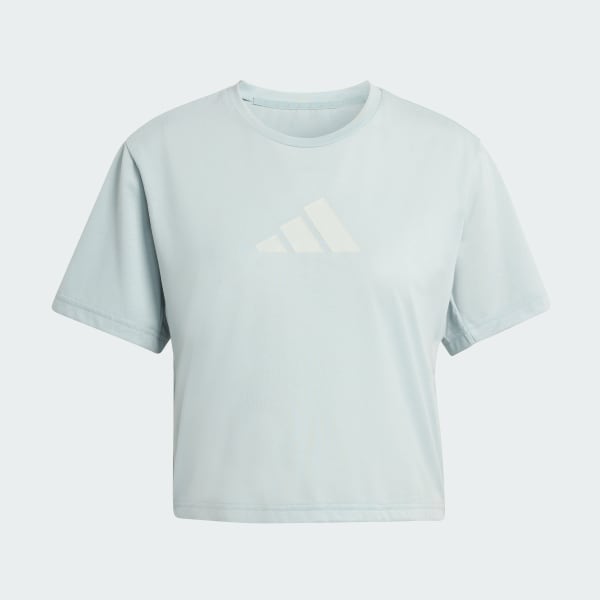 Green Train Essentials Big Logo Performance Training Tee