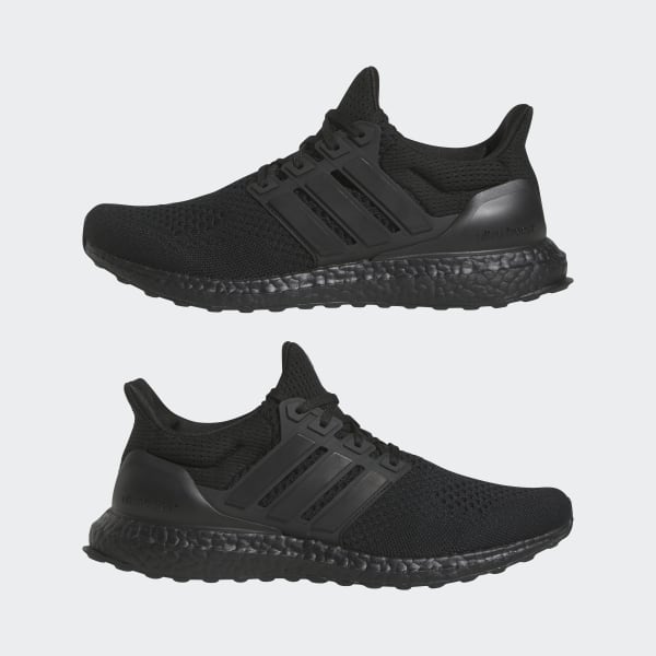 Adidas ultra boost core black glow green on sale