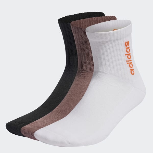 Brun Half-Cushioned Quarter Socks 3 Pairs DM284